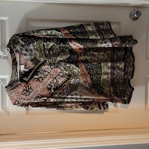 Cute Boutique Paisly shirt 2X